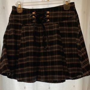 MIni plaid skirt